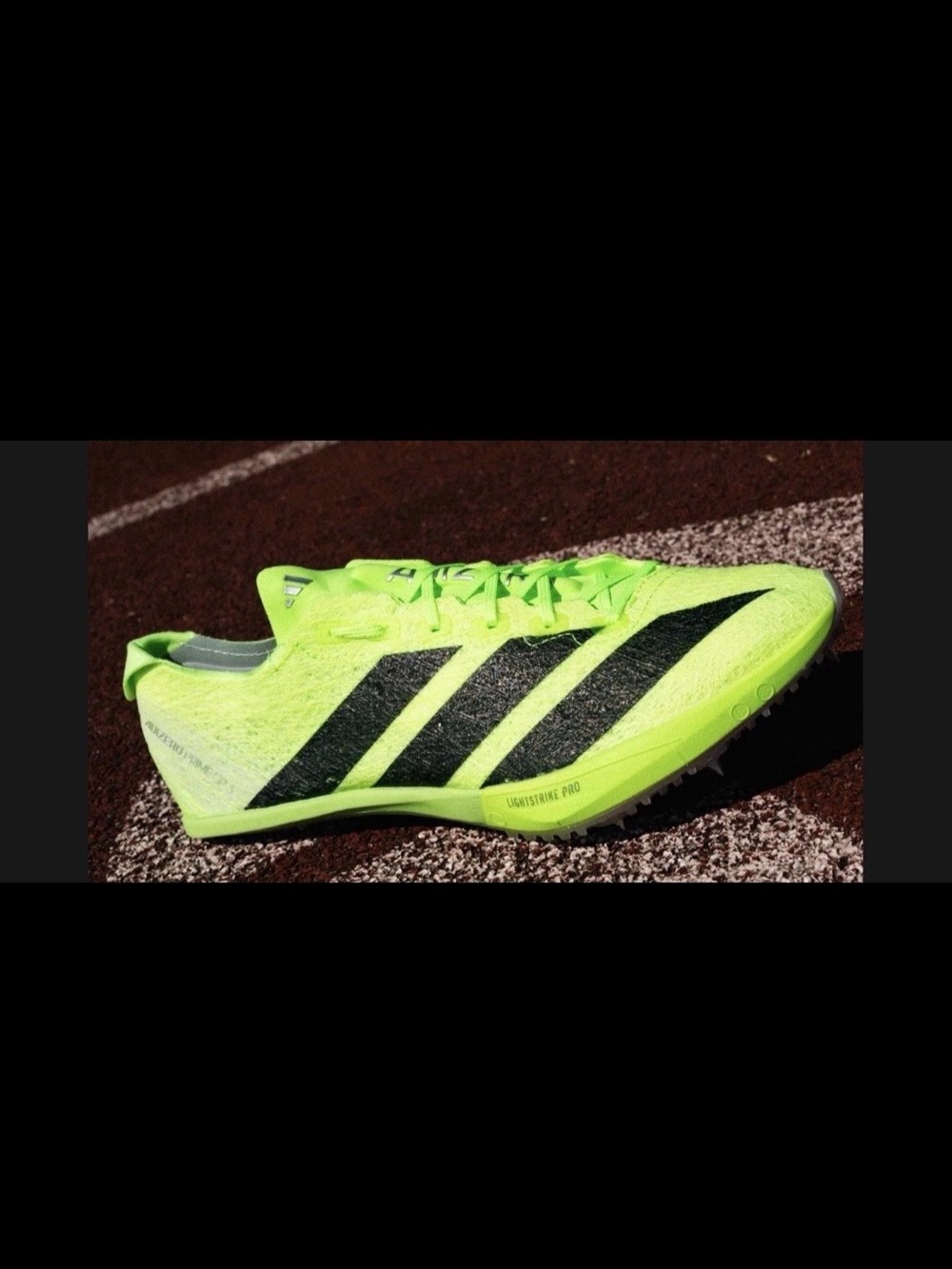 IH5800 Men’s 8-5-9.5 | adidas Adizero Prime SP 3 Strung Running Spikes